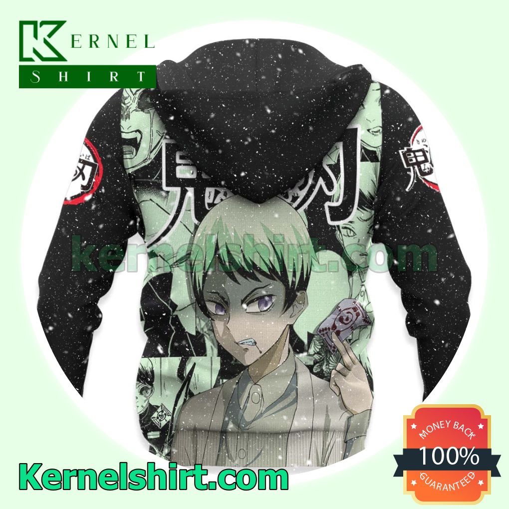 Yushiro Demon Slayer Anime Manga Fans Gift Hoodie Sweatshirt Button Down Shirts x