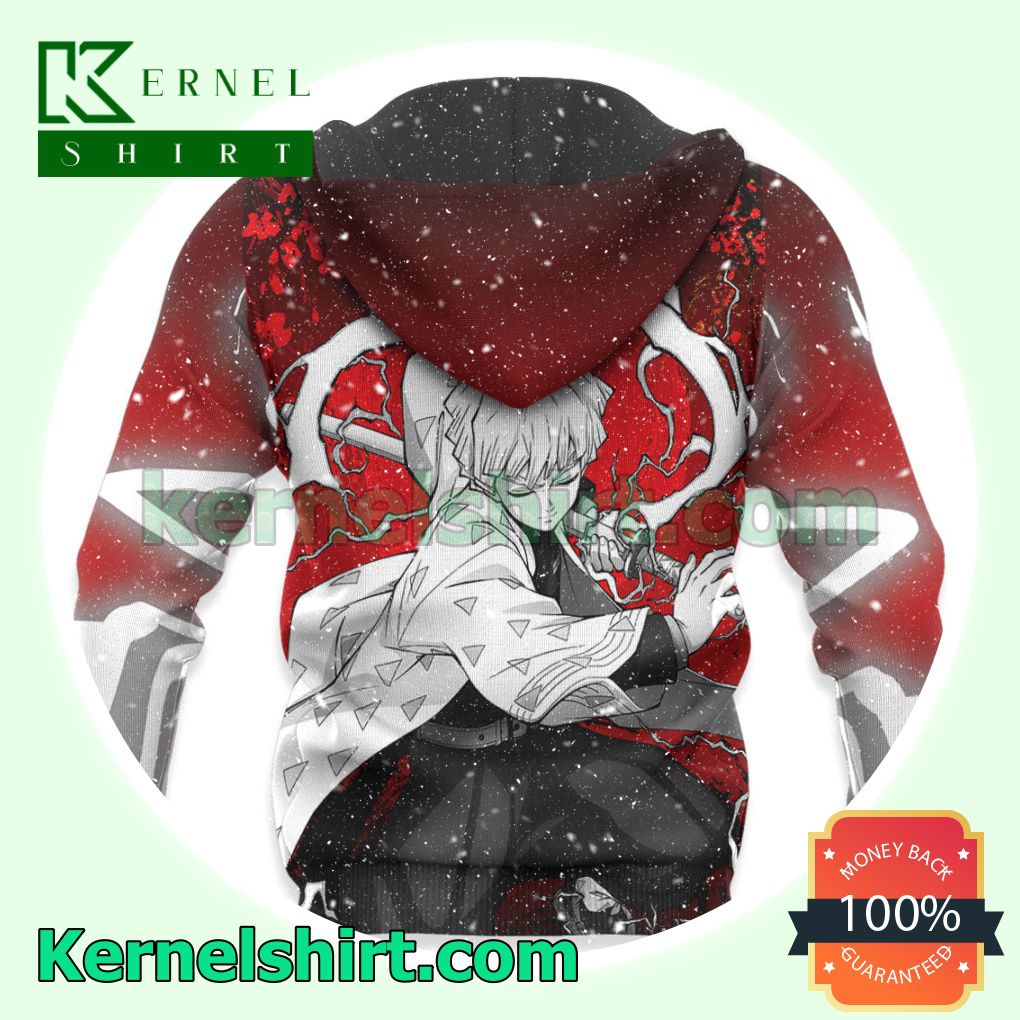 Zenitsu Demon Slayer Anime Japan Art Fans Gift Hoodie Sweatshirt Button Down Shirts x