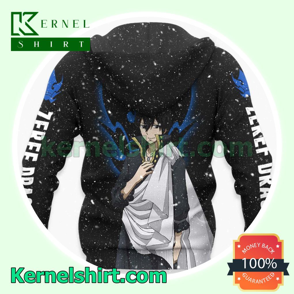 Zeref Dragneel Fairy Tail Anime Merch Stores Fans Gift Hoodie Sweatshirt Button Down Shirts x