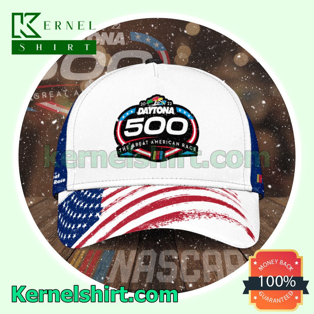 2022 Daytona 500 The Great American Race American Flag Trucker Caps