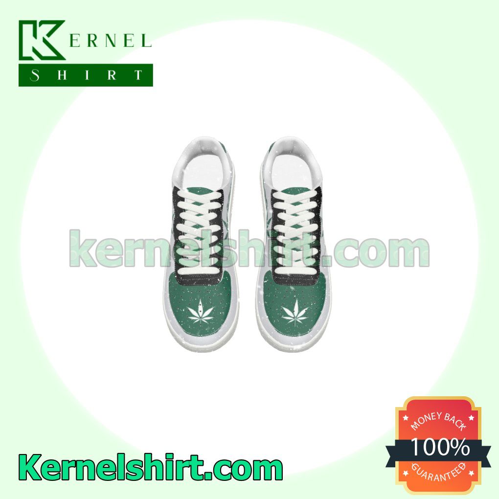 420 Smoking Cannabis Weed Nike Womens Air Force 1 Shoes a