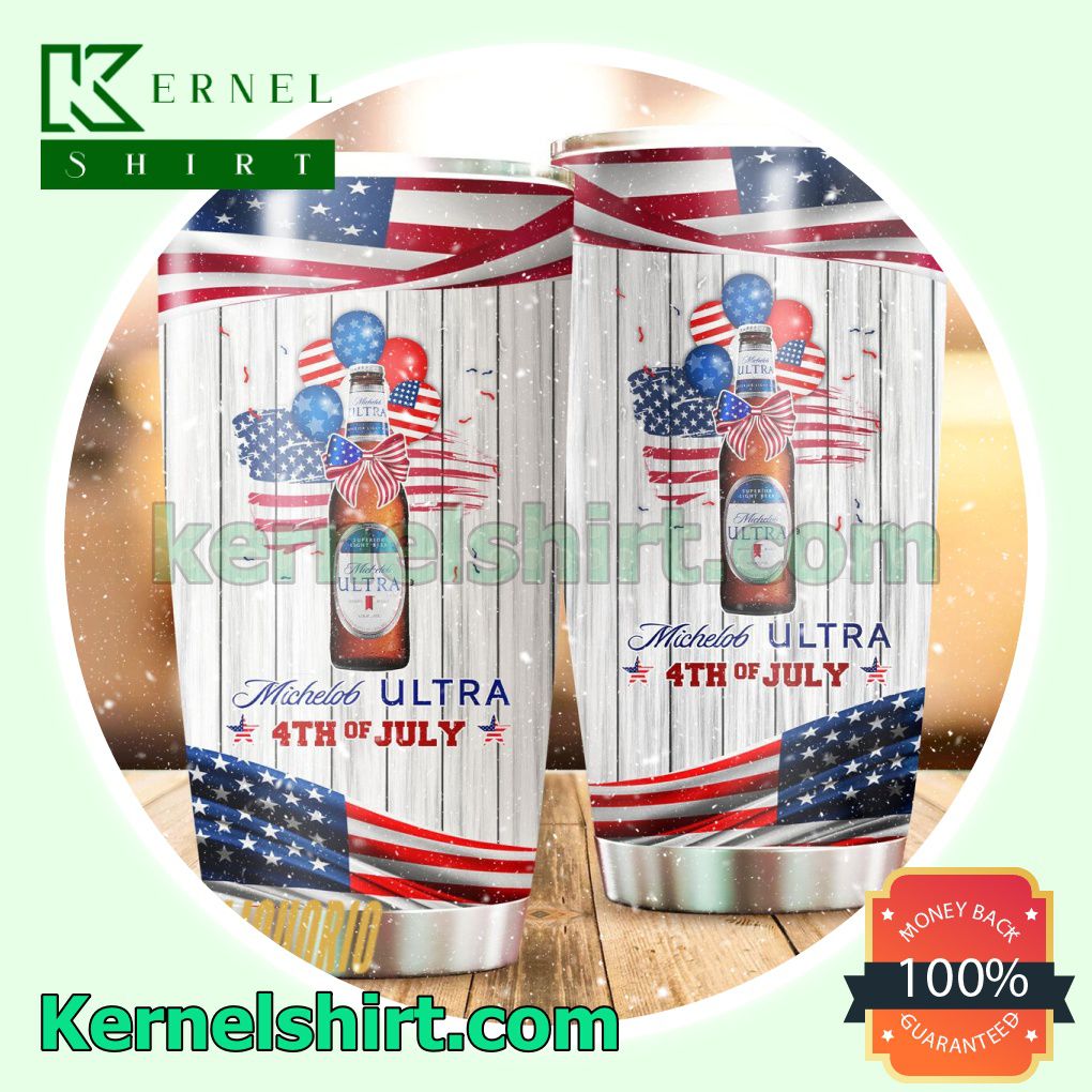 4th of July Michelob Ultra Sublimation Tumbler