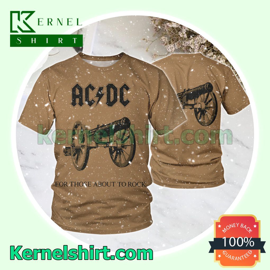 Ac Dc For Those About To Rock Single Crewneck T-shirt
