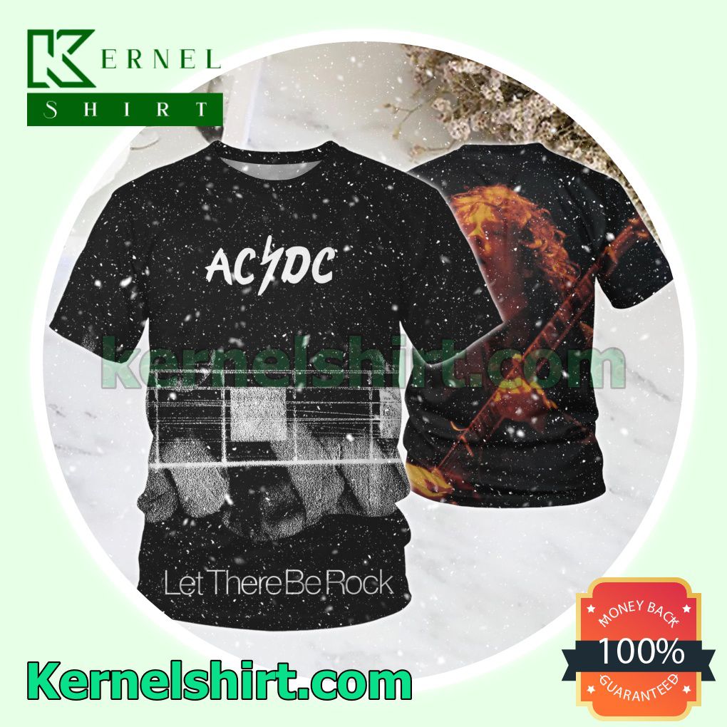 Ac Dc Let Be There Rock Album Crewneck T-shirt