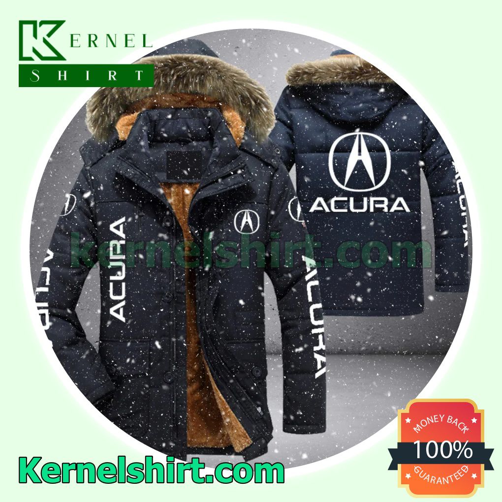 Acura Logo Warm Jacket With Faux Fur a