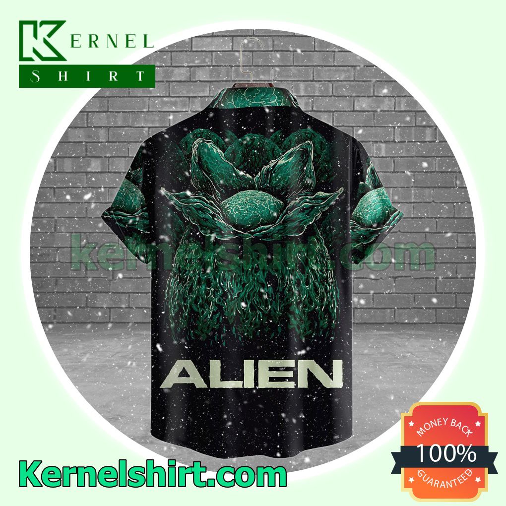 3D Alien Horror Movie Halloween Costume Shirt