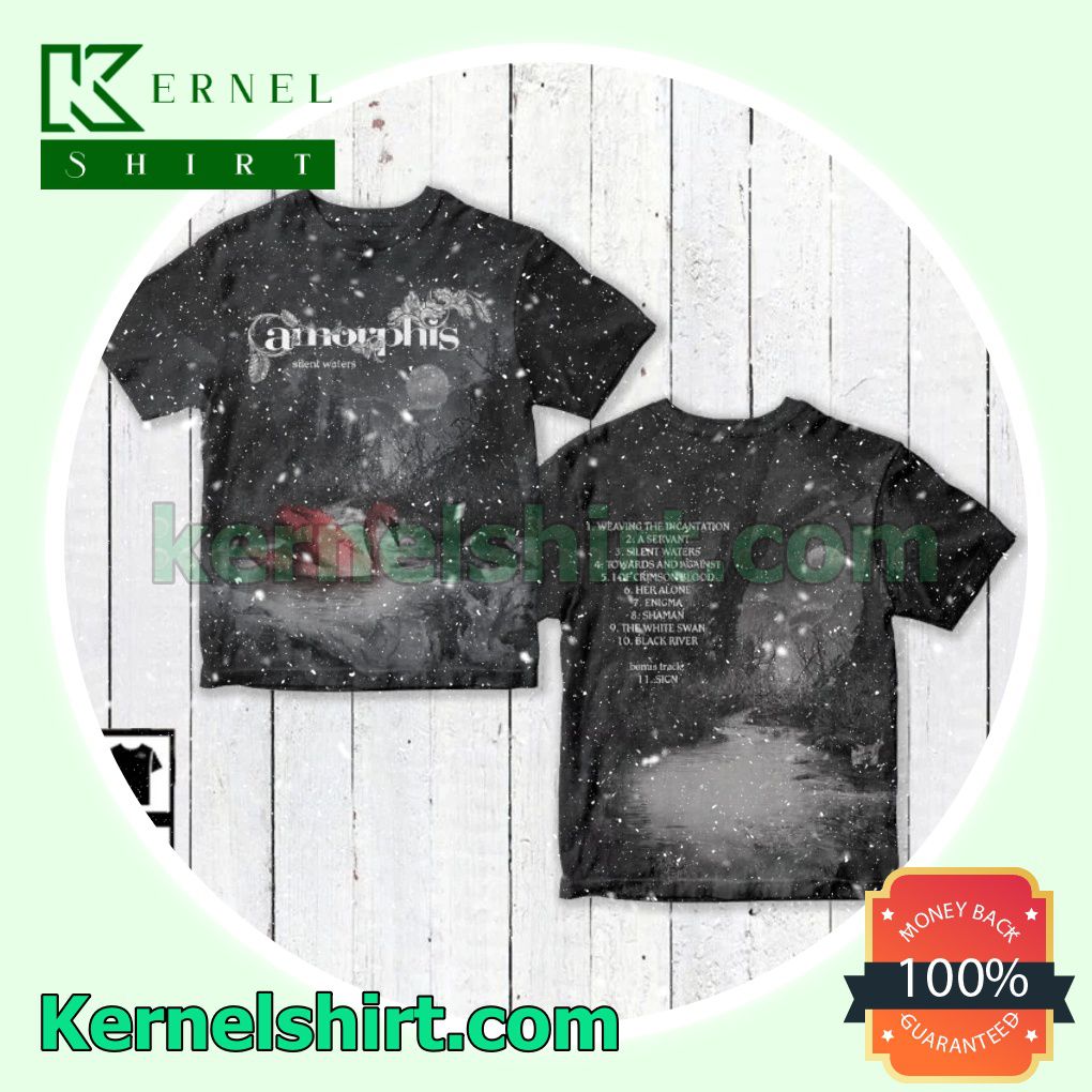 Amorphis Silent Waters Album Cover Crewneck T-shirt