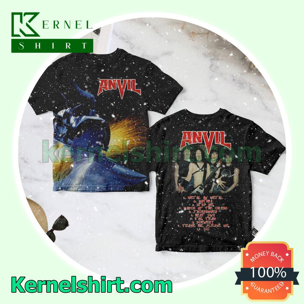 Anvil Metal On Metal Album Cover Unisex T-shirts