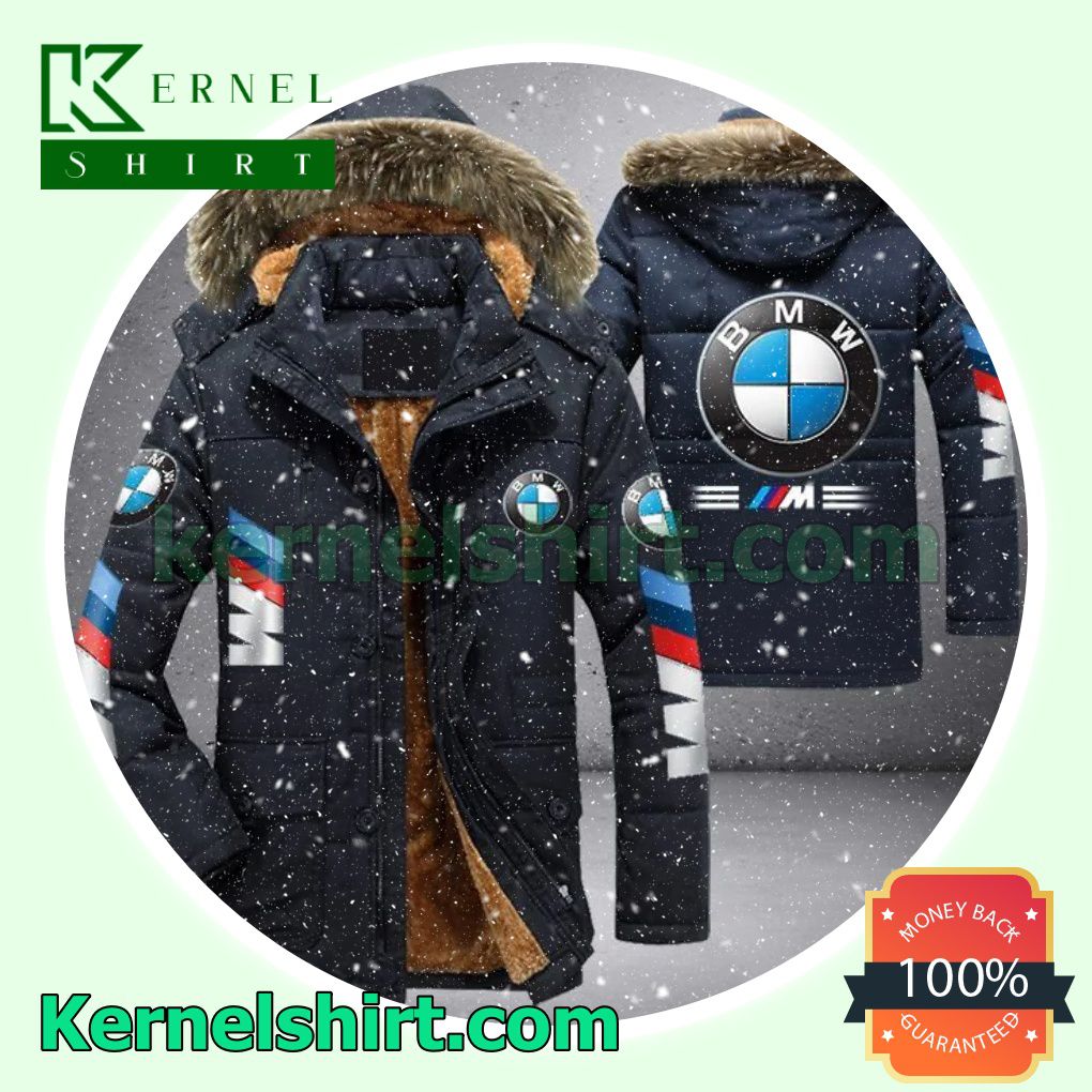 BMW Motorsport Logo Warm Jacket With Faux Fur a