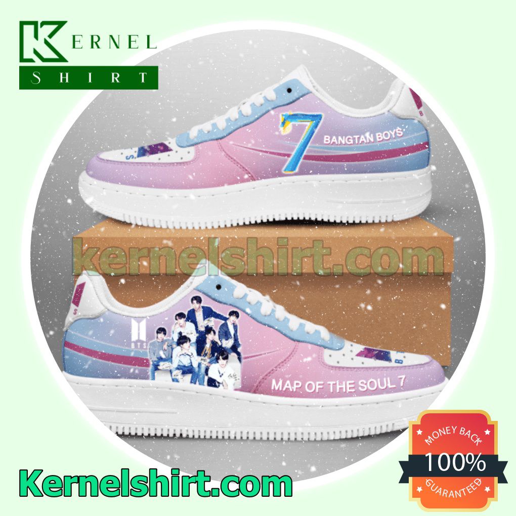 BTS Bangtan Boys Human Race Mens Womens Air Force 1 Shoes