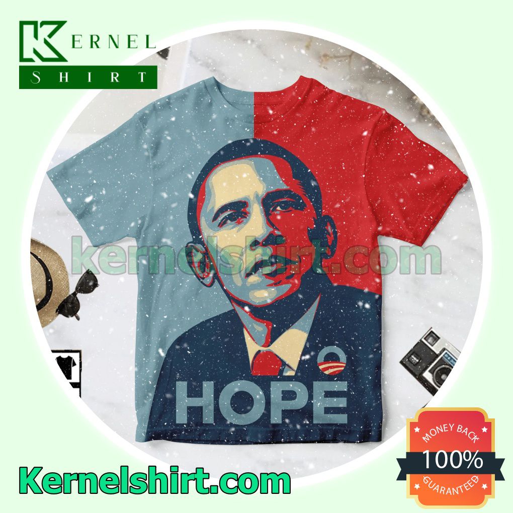 Barack Obama Hope 44th USA President Fan Shirts
