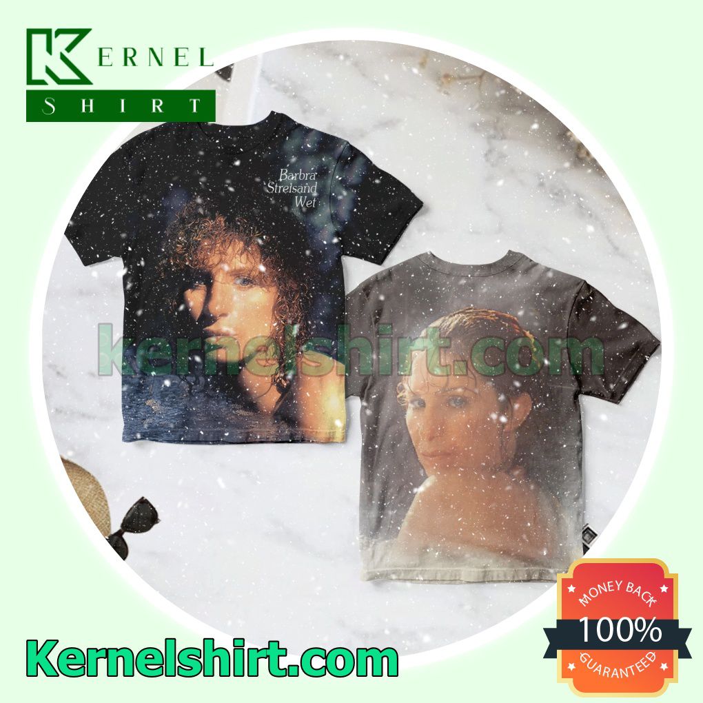 Barbra Streisand Wet Album Crewneck T-shirt