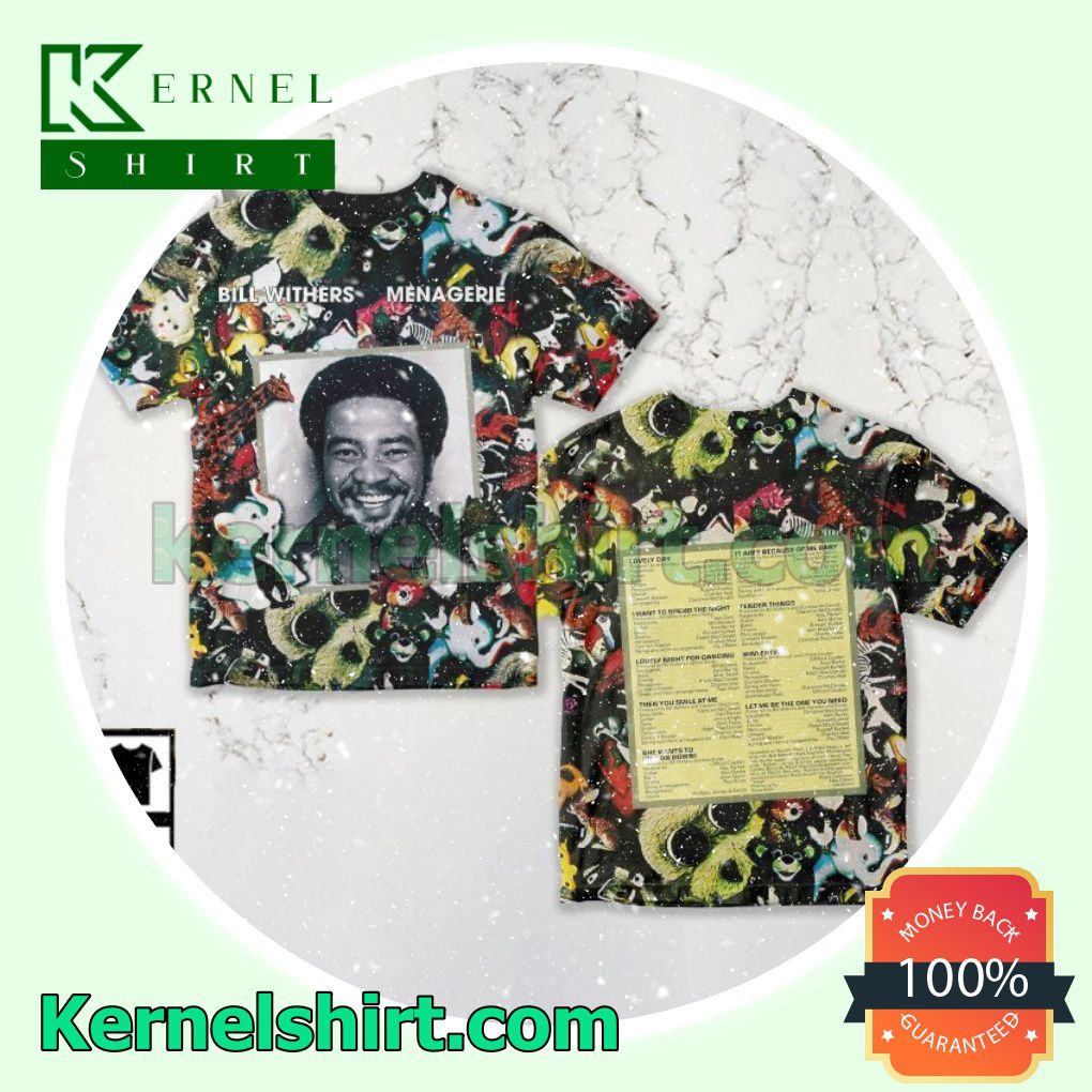 Bill Withers Menagerie Album Cover Crewneck T-shirt