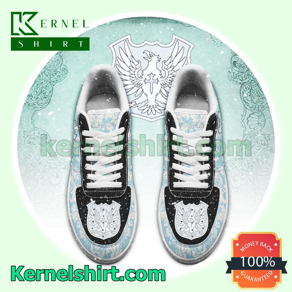 Black Clover Magic Knights Squad Silver Eagle Anime Mens Womens Air Force 1 Shoes a