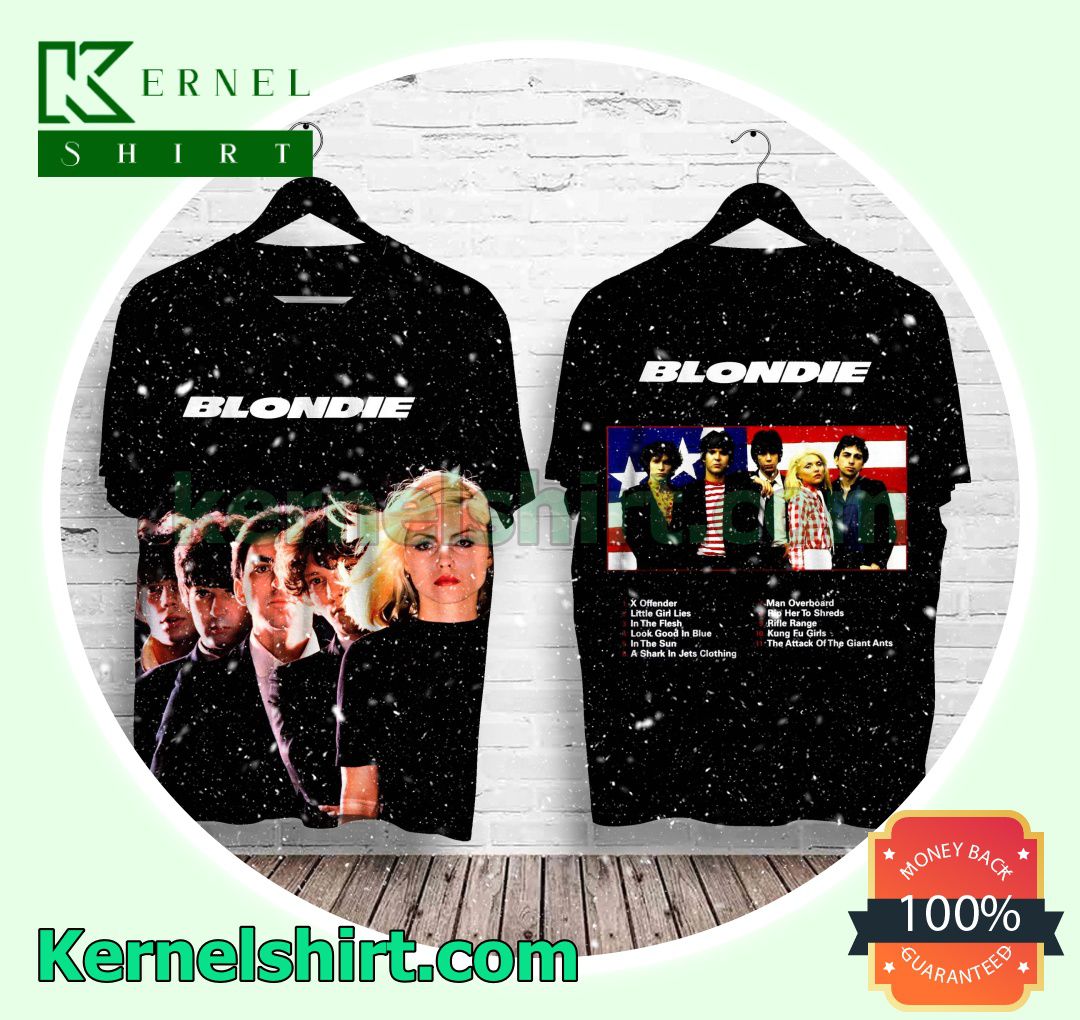 Blondie The Debut Studio Album Cover Crewneck T-shirt