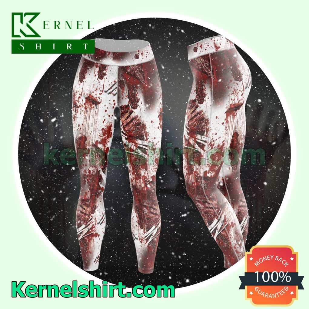 Check out Blood Splatter Halloween Leggings For Women