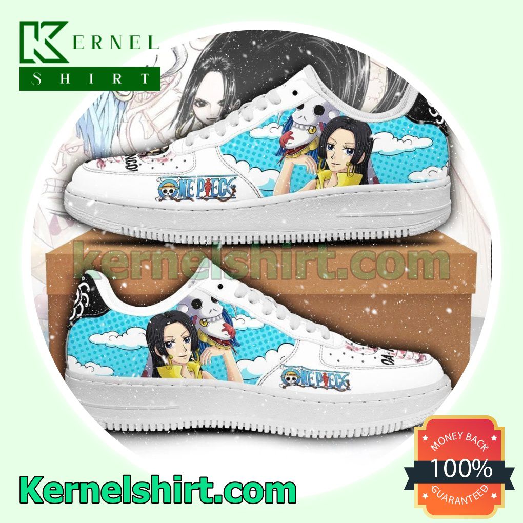 Boa Hancok One Piece Anime Mens Womens Air Force 1 Shoes