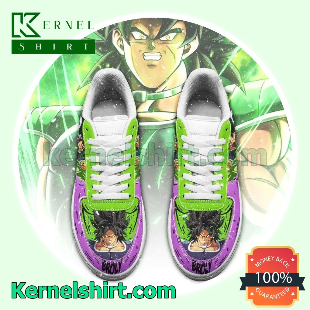 Broly Dragon Ball Anime Mens Womens Air Force 1 Shoes a