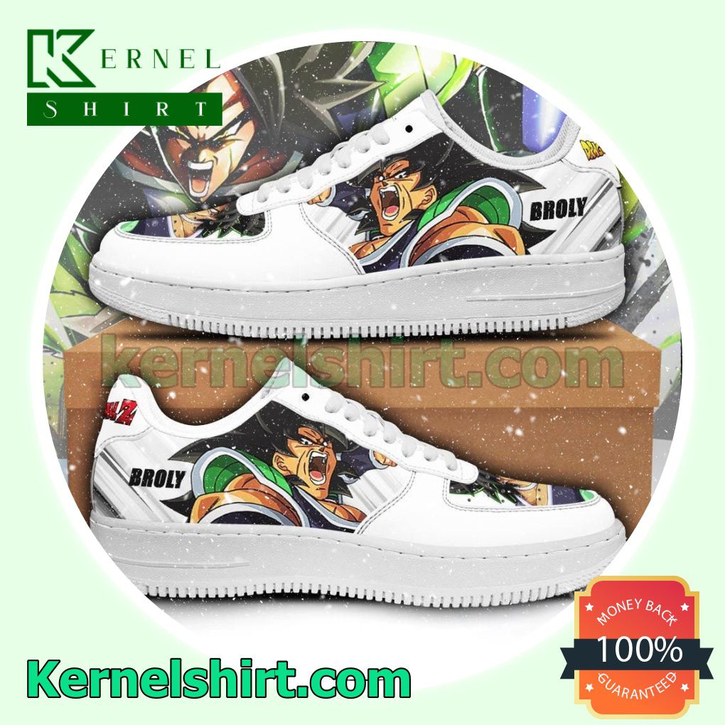 Broly Dragon Ball Z Anime Mens Womens Air Force 1 Shoes