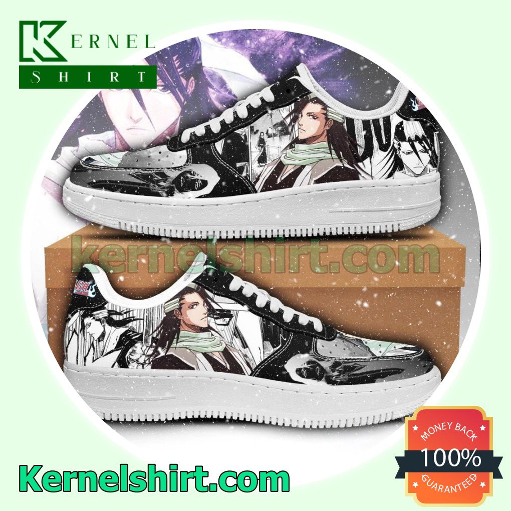 Byakuya Bleach Anime Mens Womens Air Force 1 Shoes