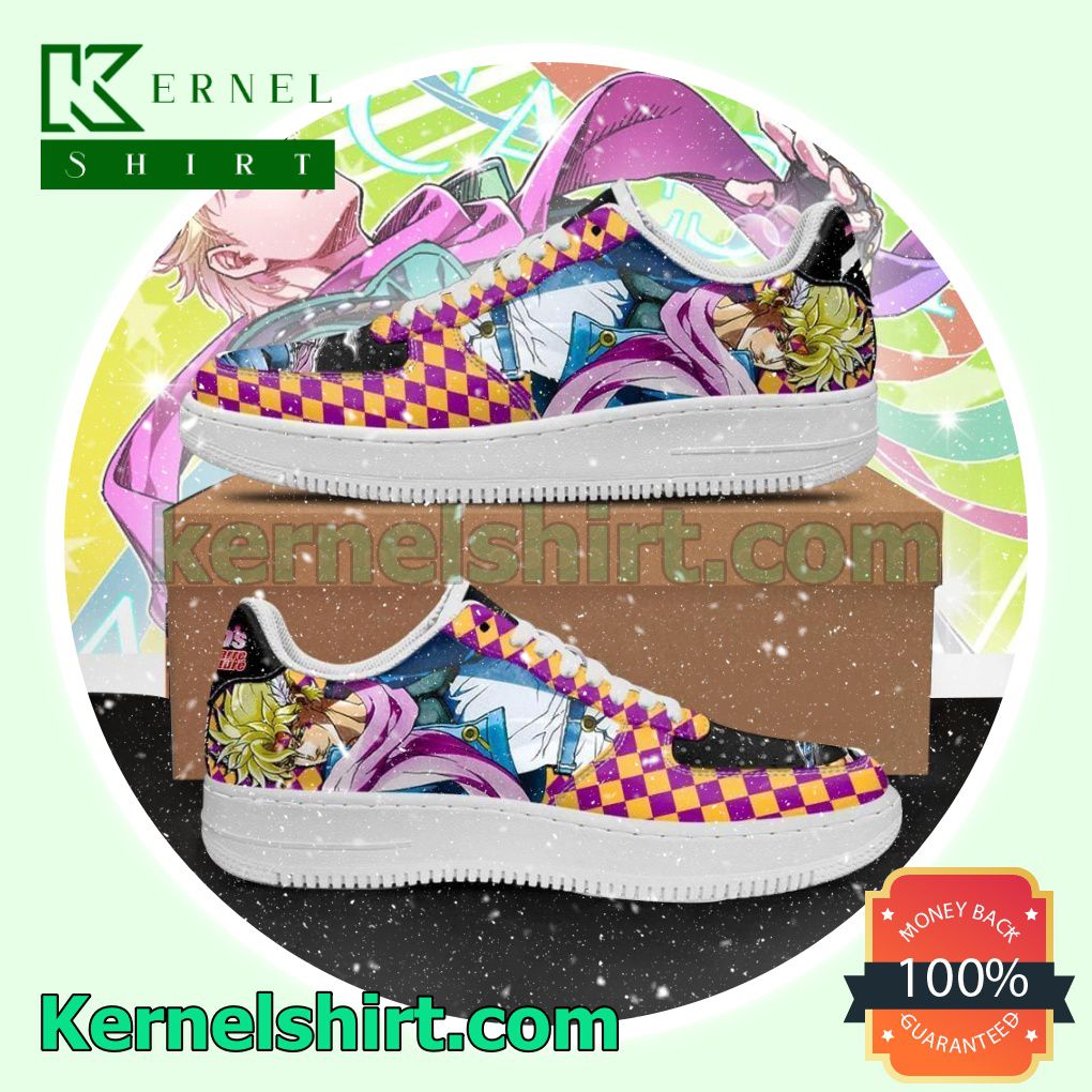 Caesar Anthonio Zeppeli JoJo Anime Mens Womens Air Force 1 Shoes