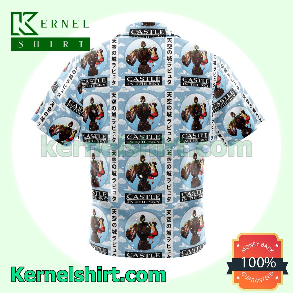 Castle in the Sky Studio Ghibli Button-Down Shirts a