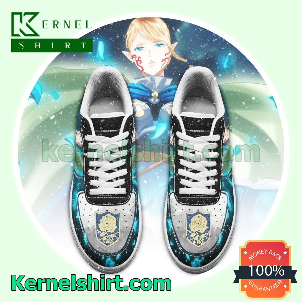 Charlotte Roselei Black Clover Anime Mens Womens Air Force 1 Shoes a