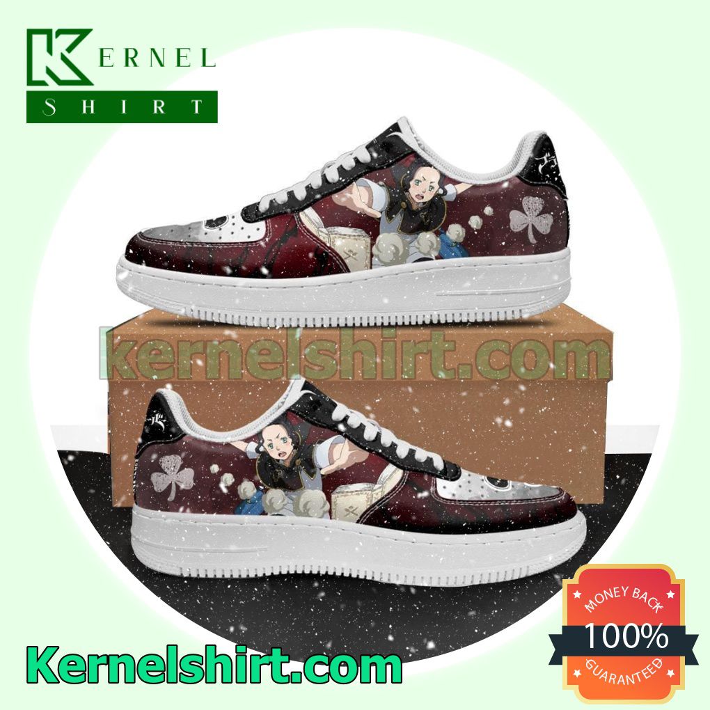 Charmy Pappitson Black Bull Knight Black Clover Anime Mens Womens Air Force 1 Shoes