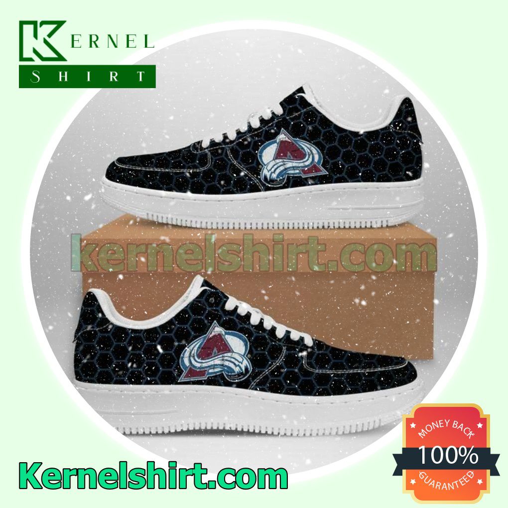Colorado Avalanche NHL Mens Womens Air Force 1 Shoes