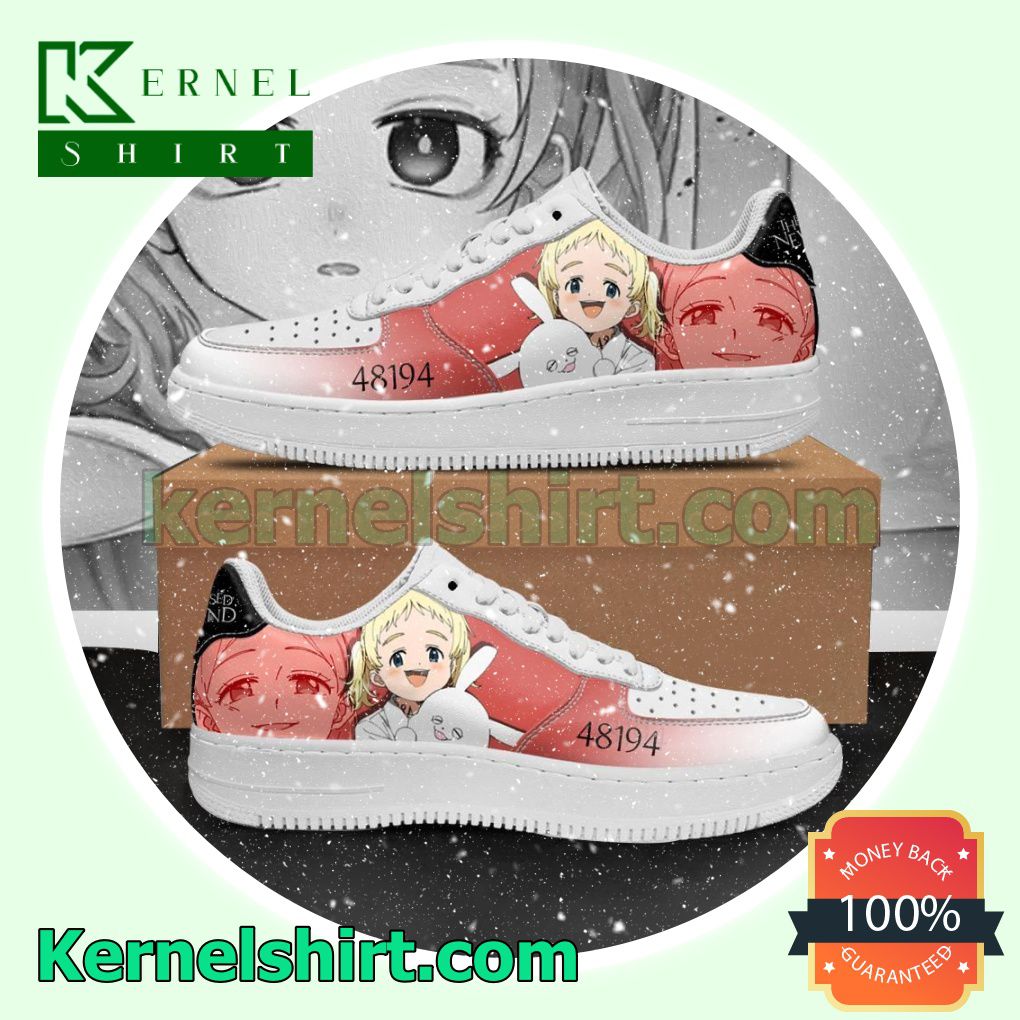 Conny The Promised Neverland Anime Anime Gifts Mens Womens Air Force 1 Shoes