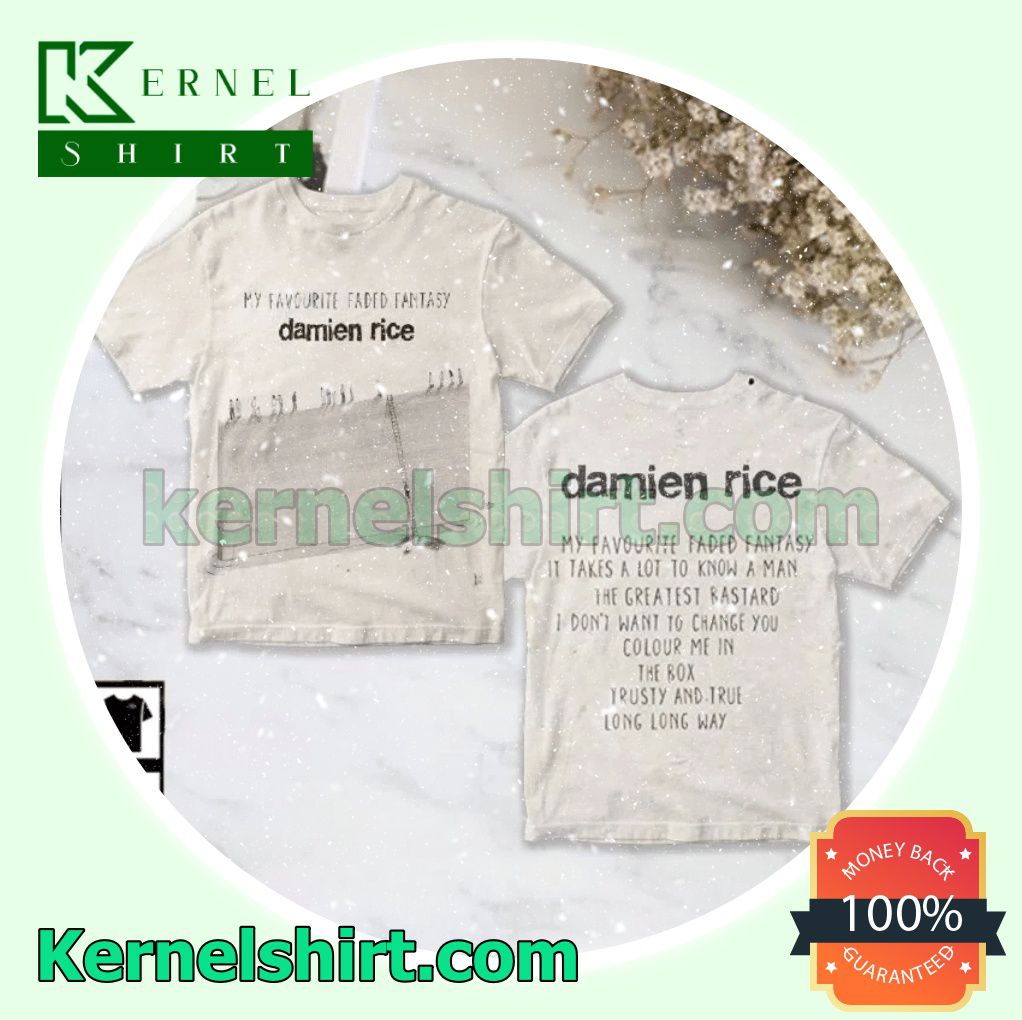 Damien Rice My Favourite Faded Fantasy Album Cover Crewneck T-shirt