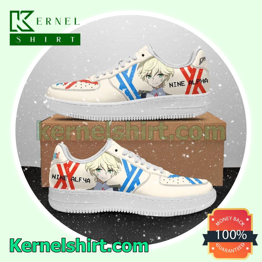 Darling In The Franxx 9'a Nine Alpha Anime Mens Womens Air Force 1 Shoes