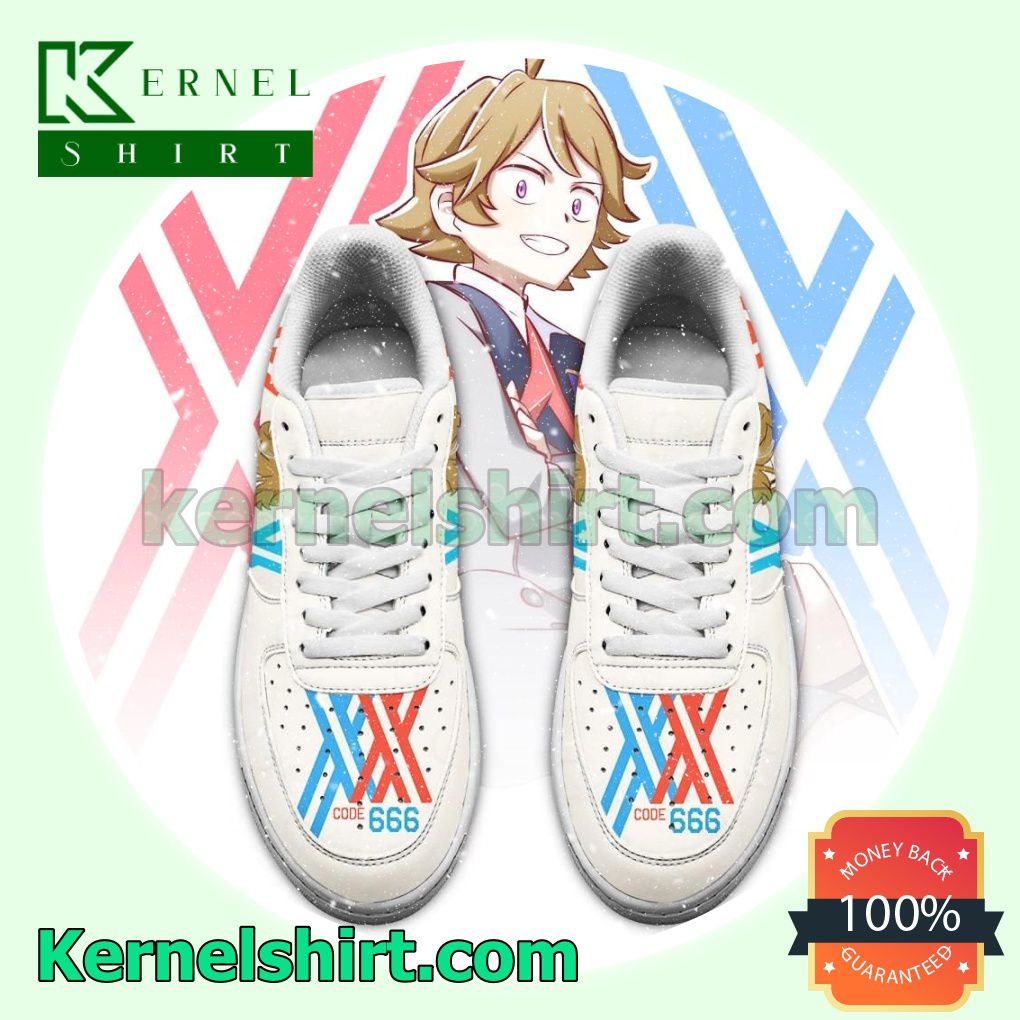 Darling In The Franxx Code 666 Zorome Anime Mens Womens Air Force 1 Shoes a