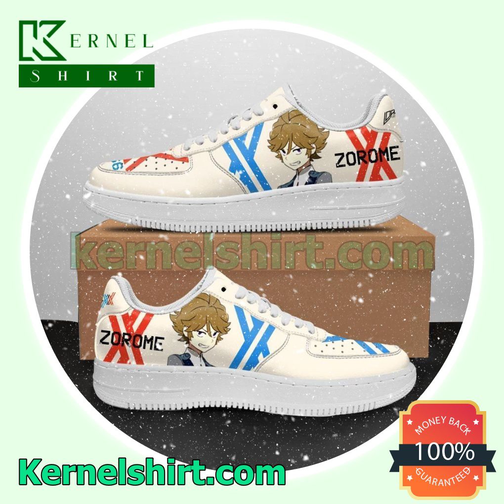 Darling In The Franxx Code 666 Zorome Anime Mens Womens Air Force 1 Shoes