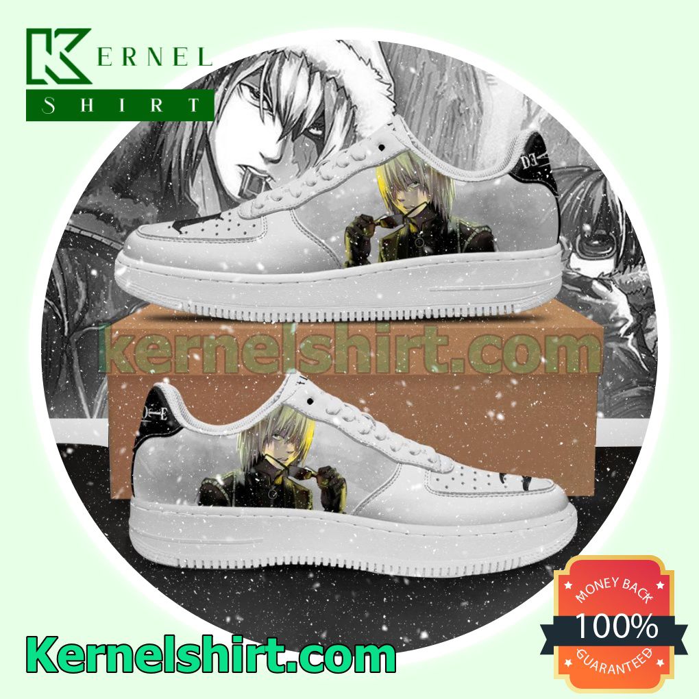 Death Note Mello Anime Mens Womens Air Force 1 Shoes
