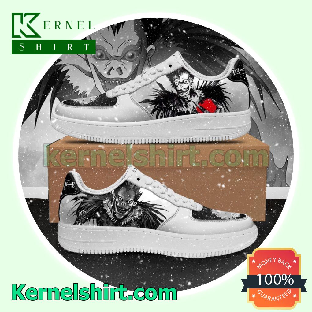 Death Note Ryuk Anime Mens Womens Air Force 1 Shoes