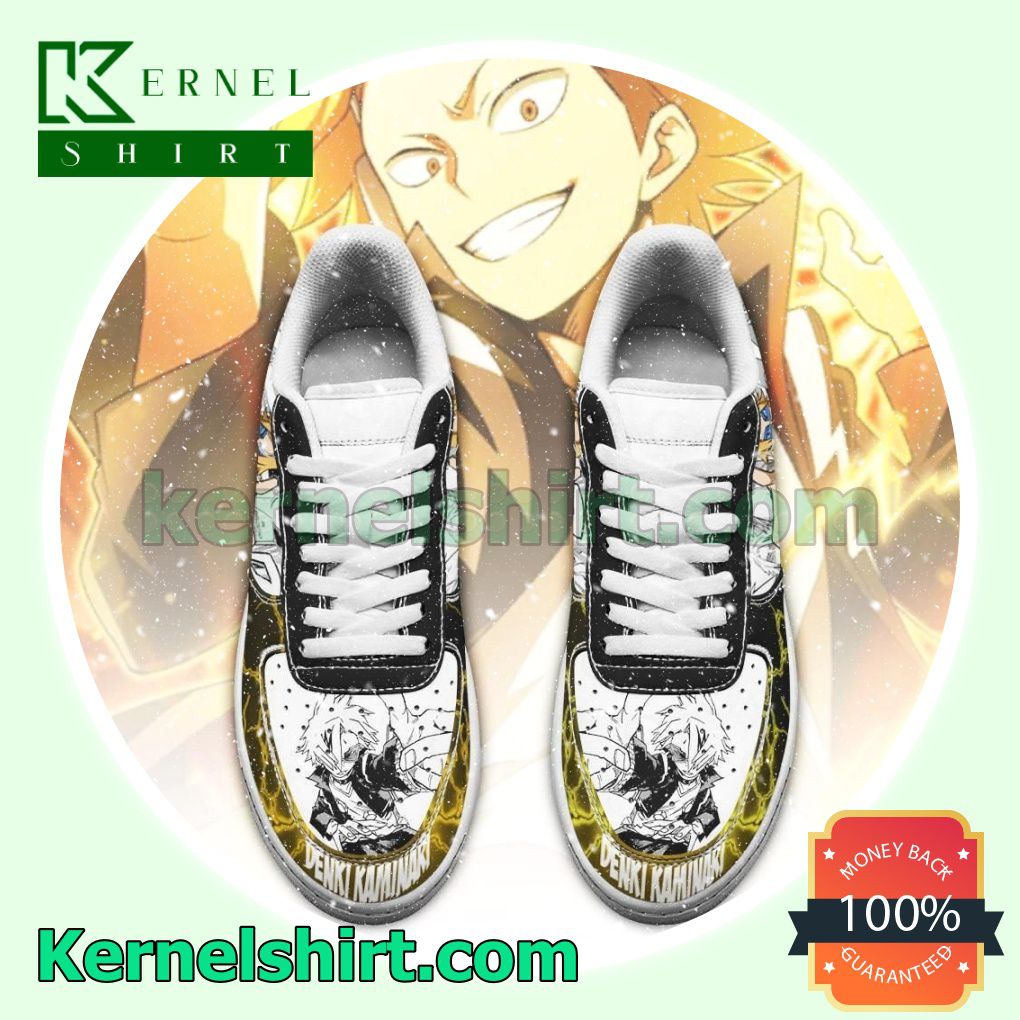 Denki Kaminari My Hero Academia Anime Mens Womens Air Force 1 Shoes a
