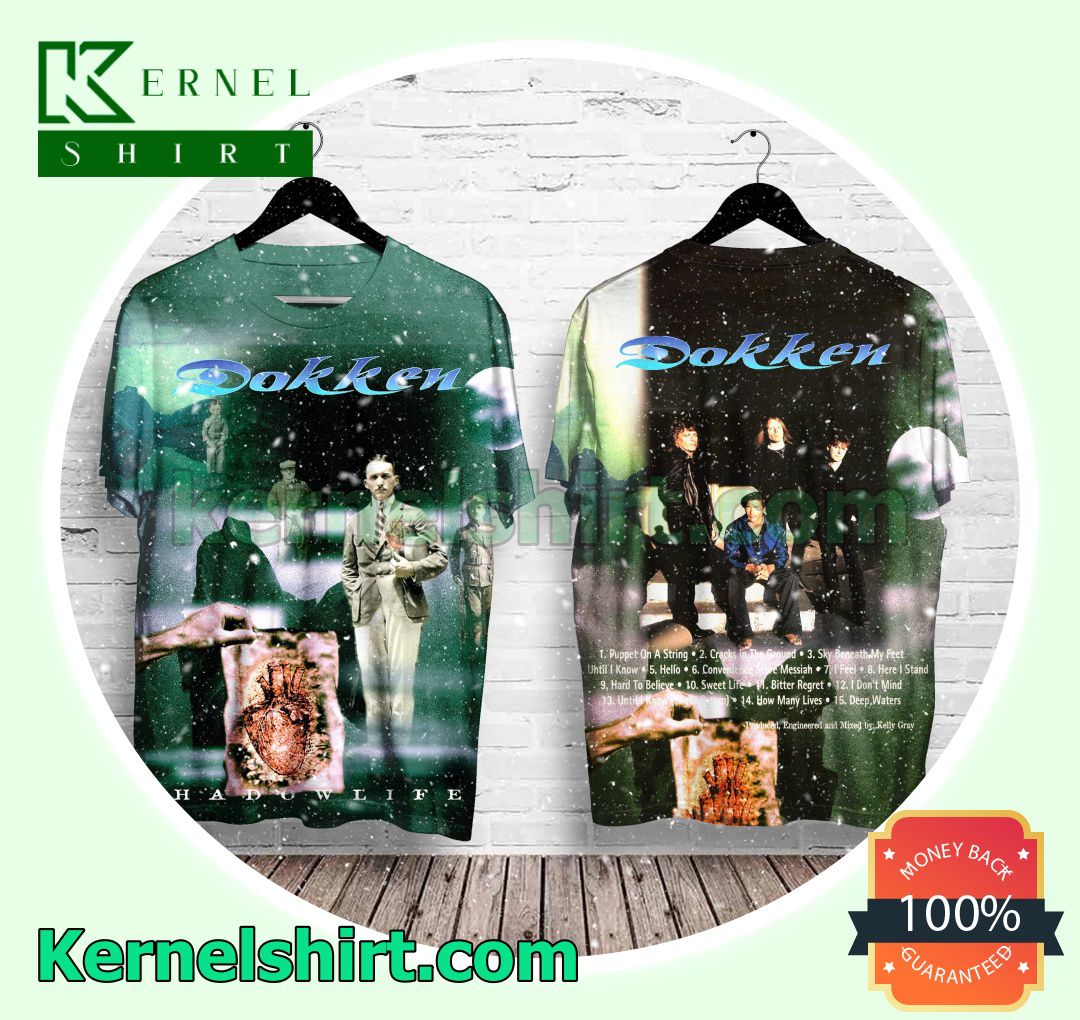 Dokken Shadowlife Album Cover Unisex T-shirts