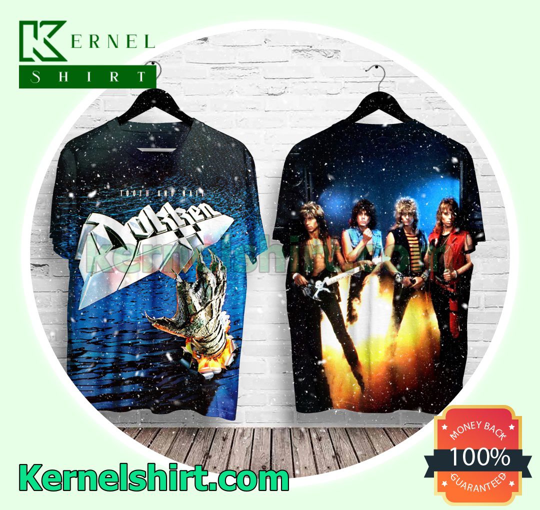 Dokken Tooth And Nail Album Unisex T-shirts