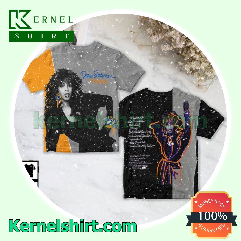 Donna Summer All Systems Go Album Cover Crewneck T-shirt
