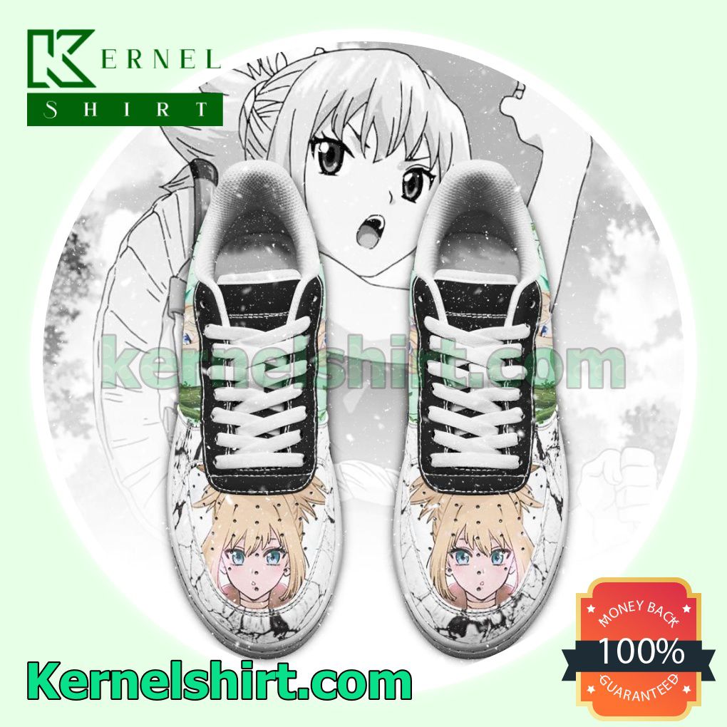 Dr Stone Kohaku Anime Mens Womens Air Force 1 Shoes a