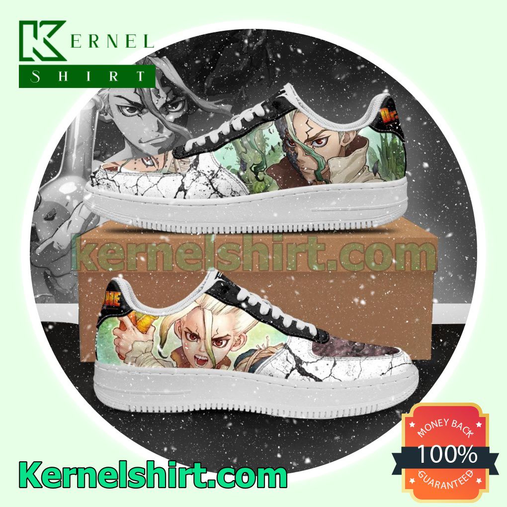 Dr Stone Senku Ishigami Anime Mens Womens Air Force 1 Shoes