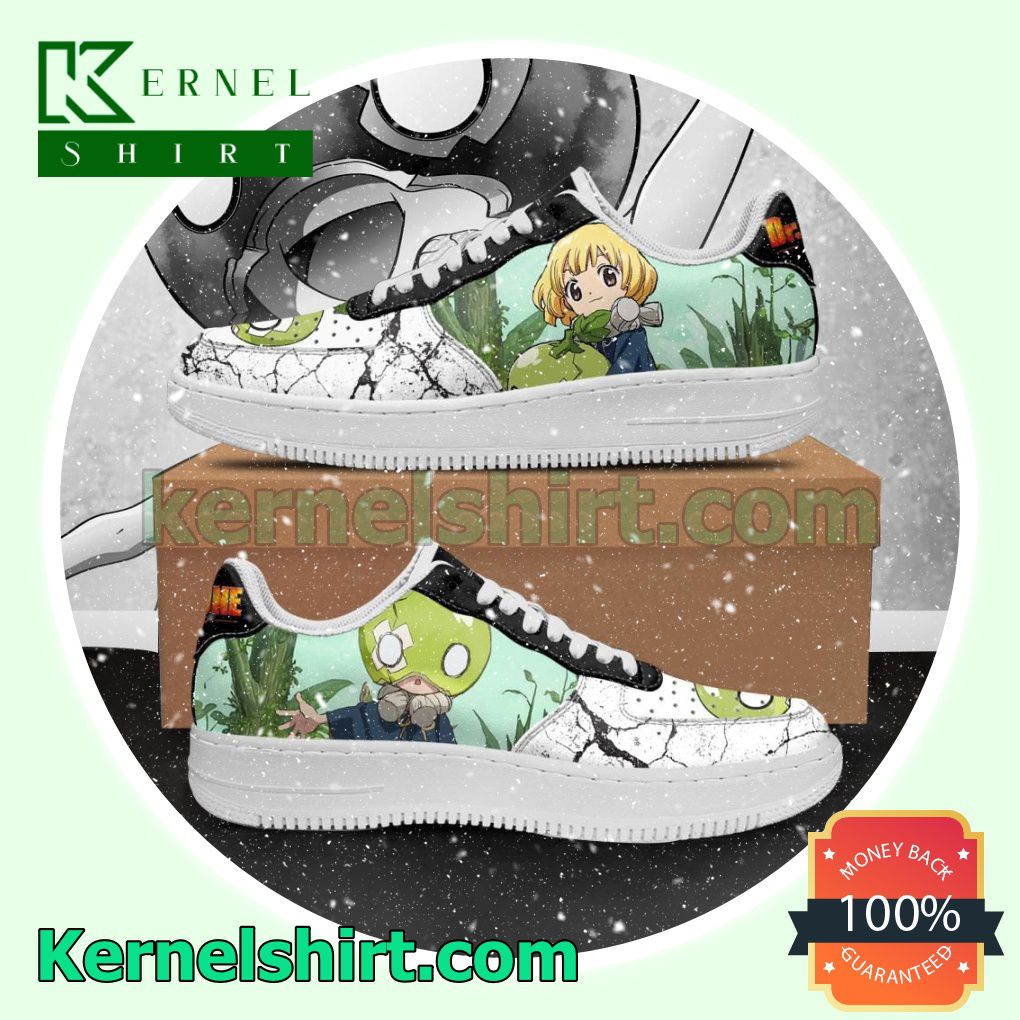 Dr Stone Suika Anime Mens Womens Air Force 1 Shoes