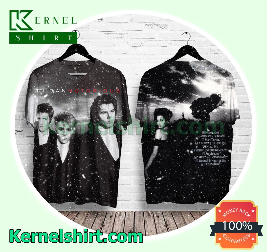 Duran Duran Notorious Album Cover Fan Shirts