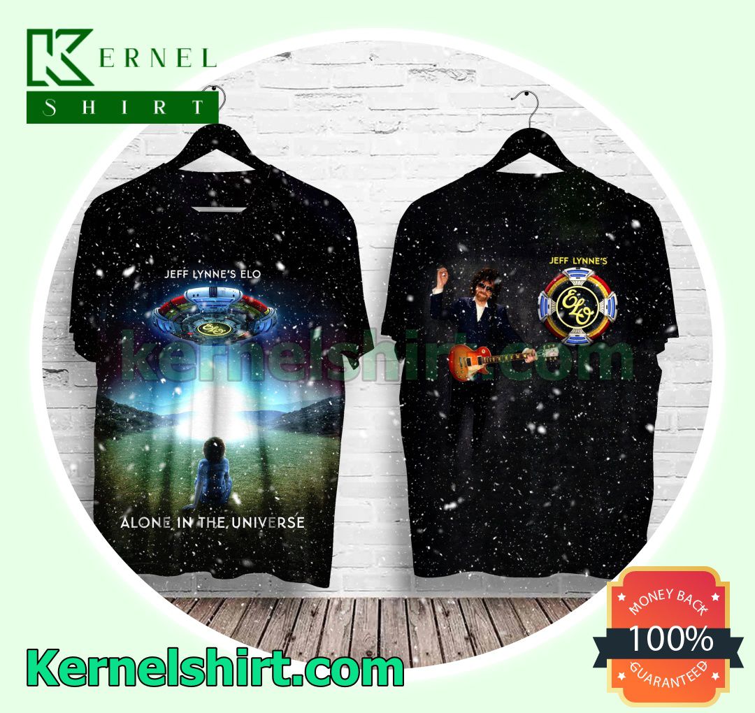 Electric Light Orchestra Alone In The Universe Album Cover Crewneck T-shirt
