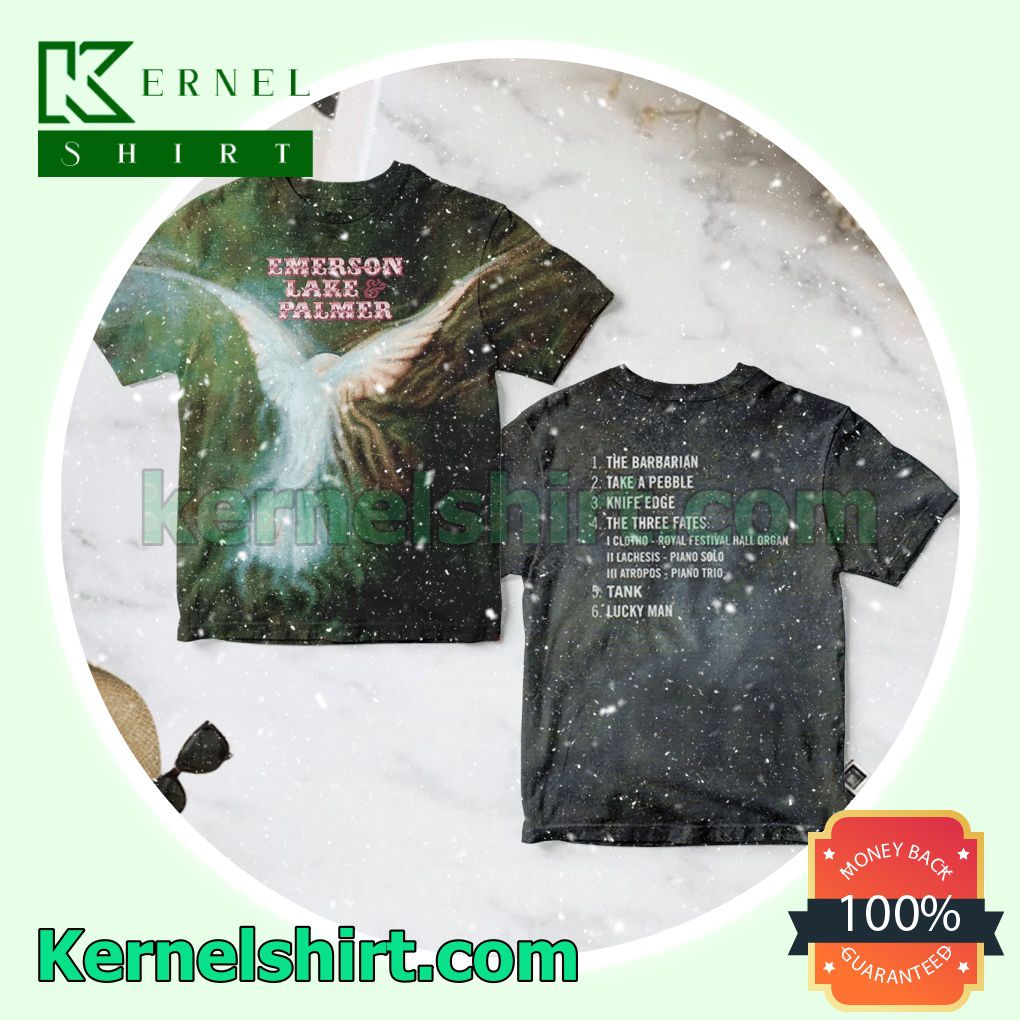 Emerson, Lake And Palmer Debut Album Cover Crewneck T-shirt