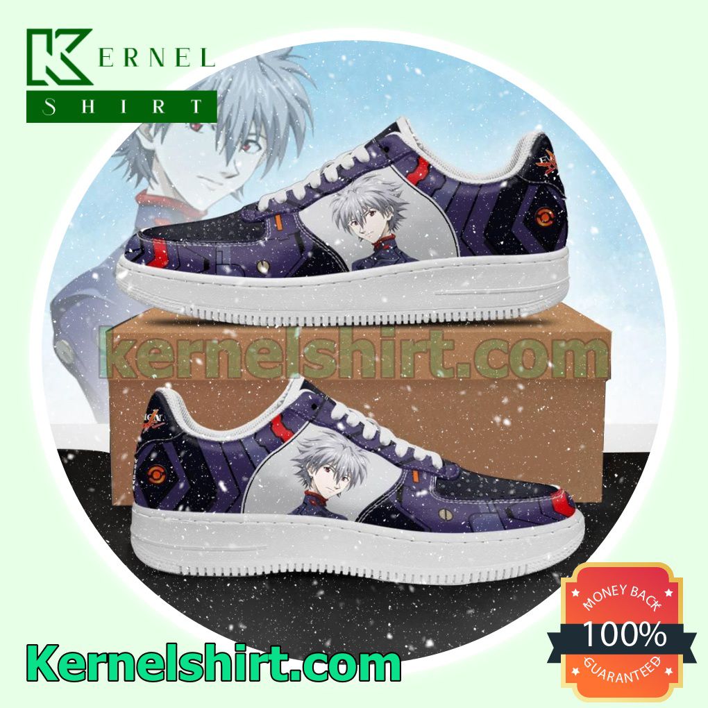 Evangelion Kaworu Nagisa Neon Genesis Evangelion Mens Womens Air Force 1 Shoes