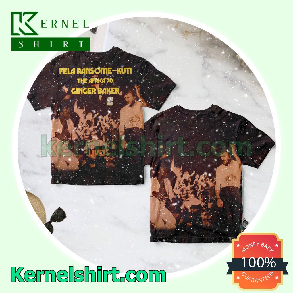 Fela Kuti Live Album Cover Crewneck T-shirt