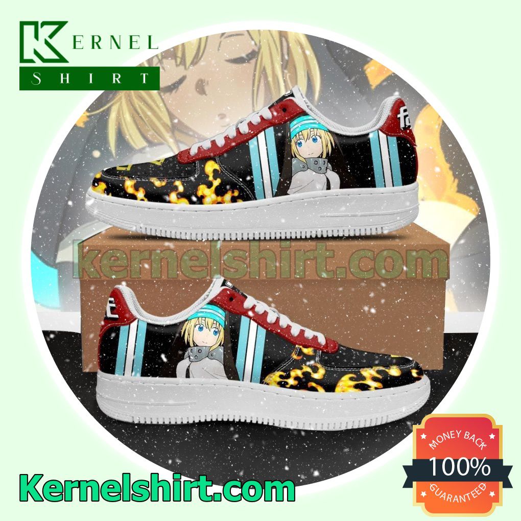 Fire Force Iris Costume Anime Mens Womens Air Force 1 Shoes