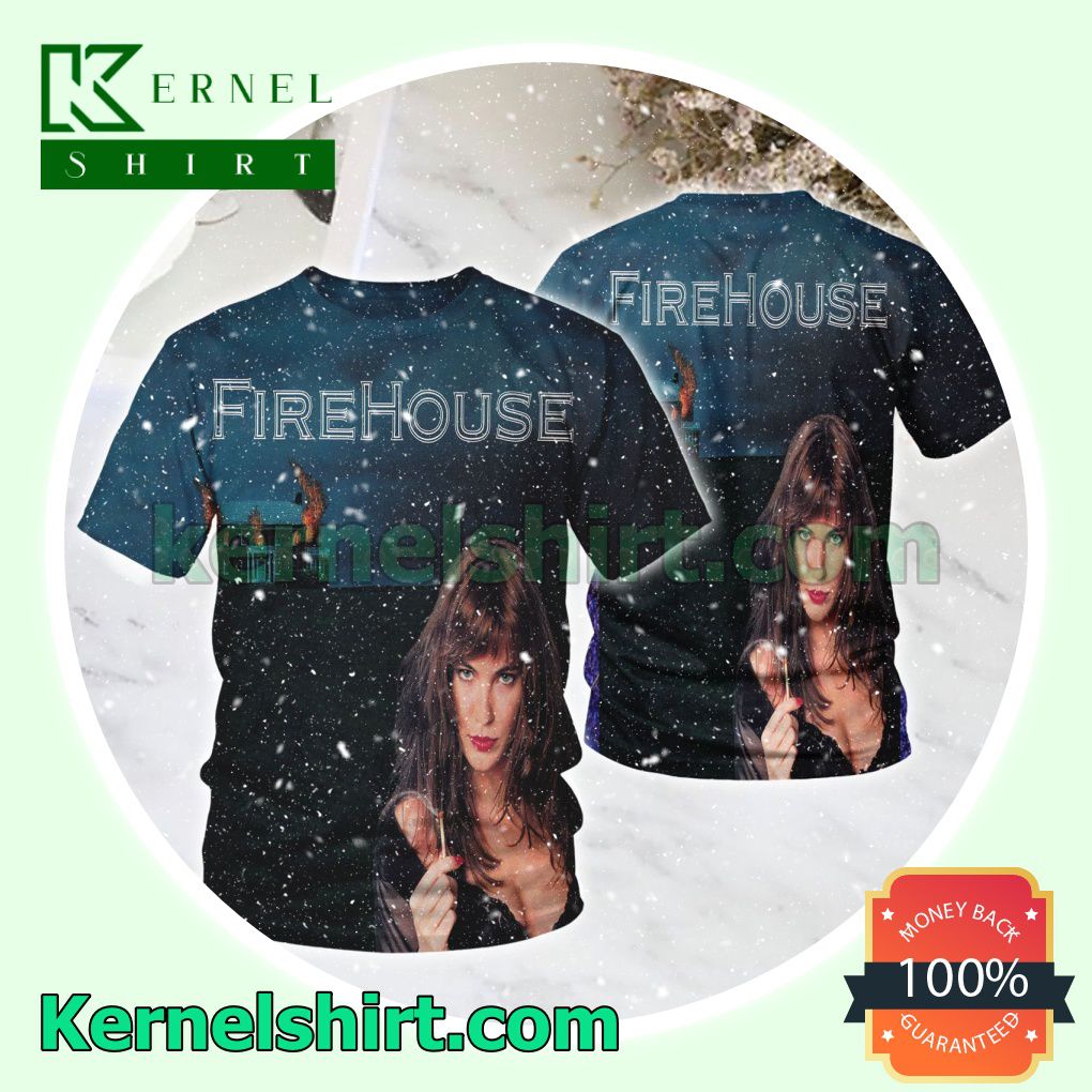 Firehouse Debut Album Cover Crewneck Tee